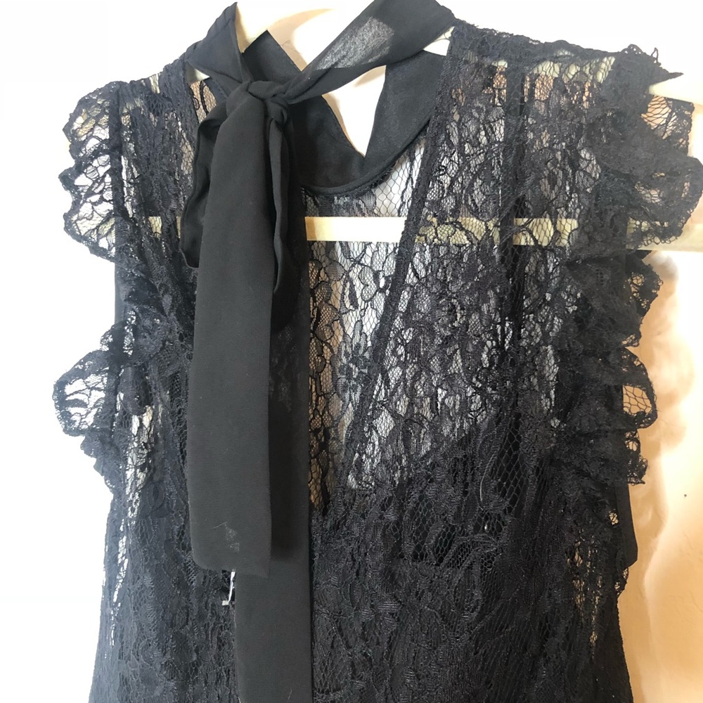 Bcbgeneration Bcbg lace dress black NWT - Picture 8 of 8